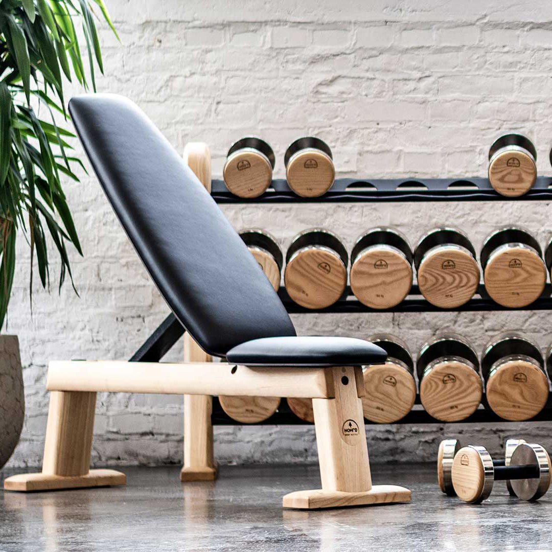 Wooden 2024 fitness bench